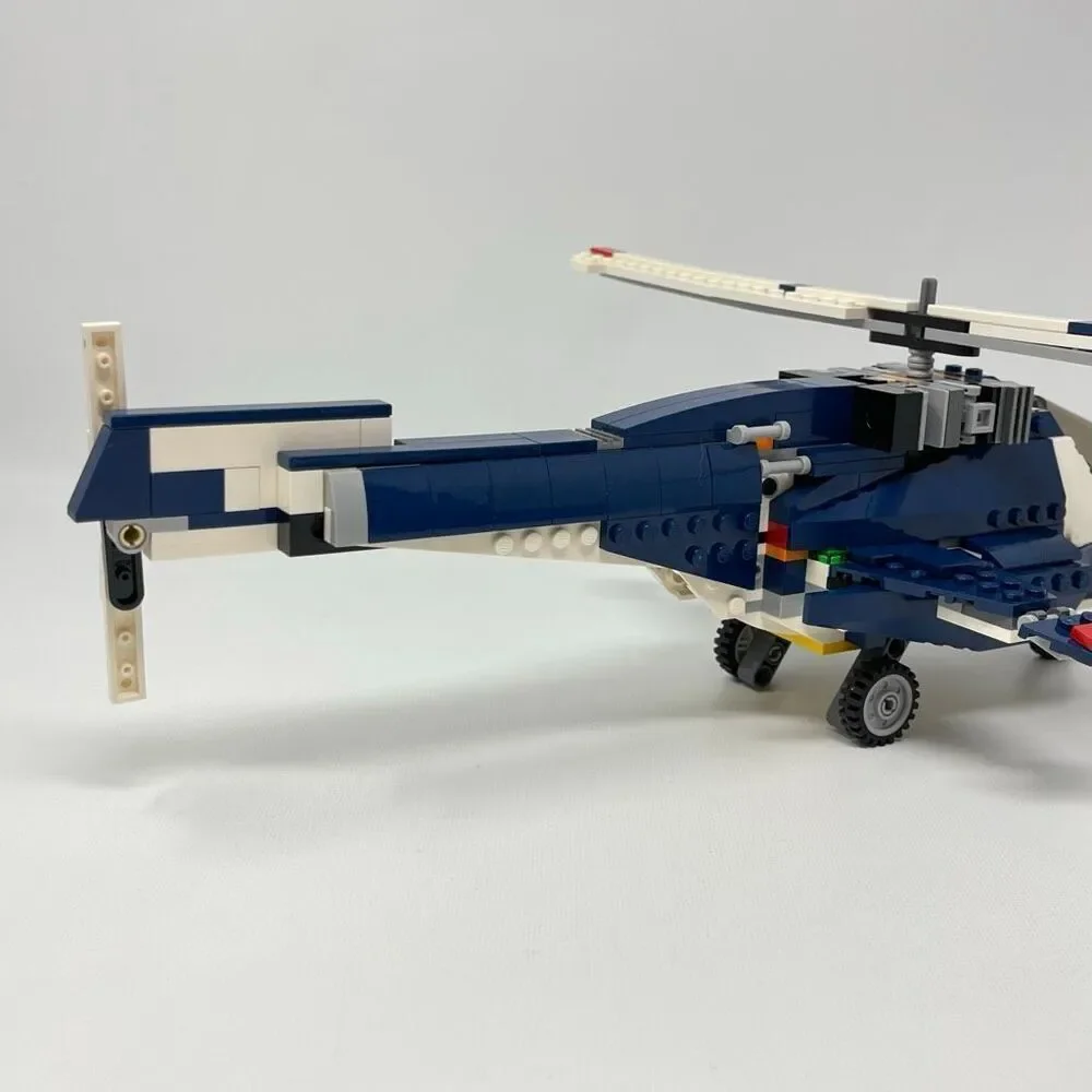 LEGO Creator Set Blue Power Jet Built As Helicopter 31039 3-in-1 Incomplete